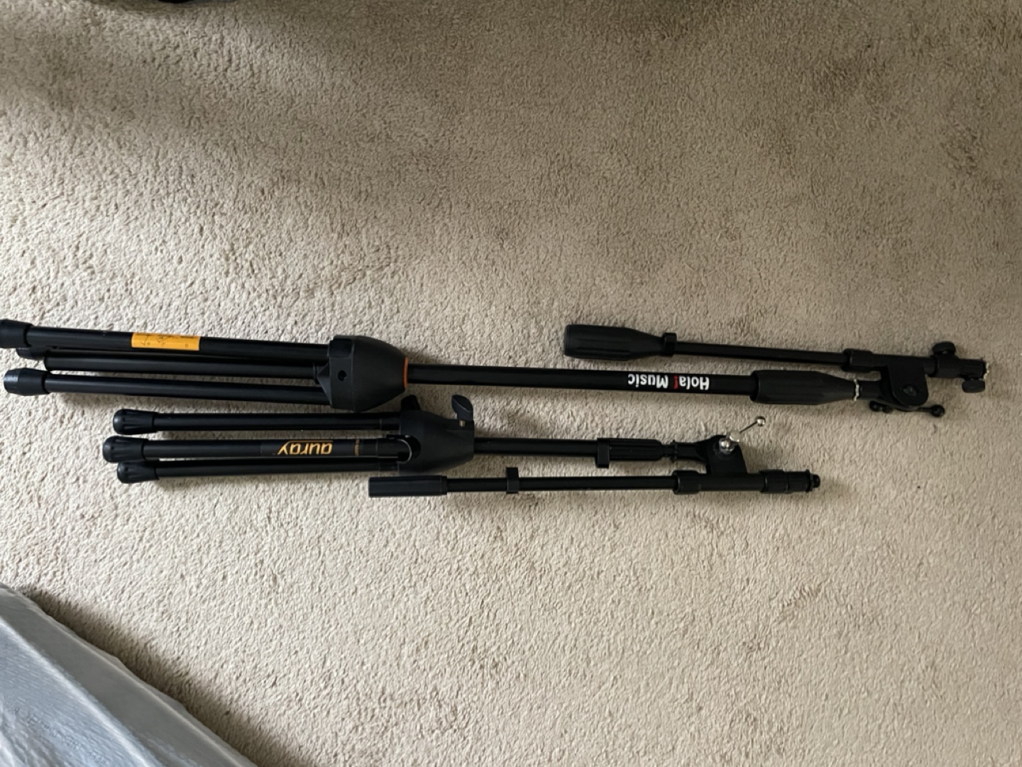 Outroy and Hola! Music Microphone Stands