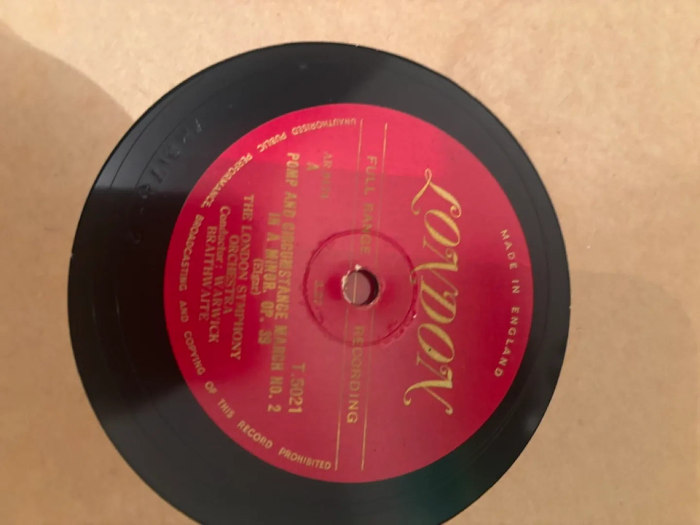 Vintage London Records 78 RPM - Pomp and Circumstance Marches image indicator(4)