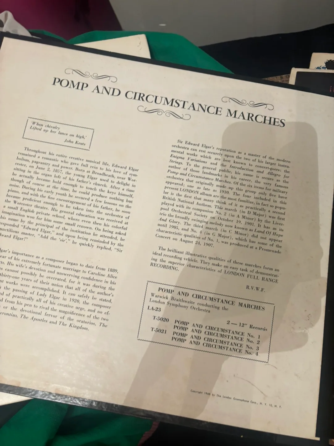 Vintage London Records 78 RPM - Pomp and Circumstance Marches image indicator(3)