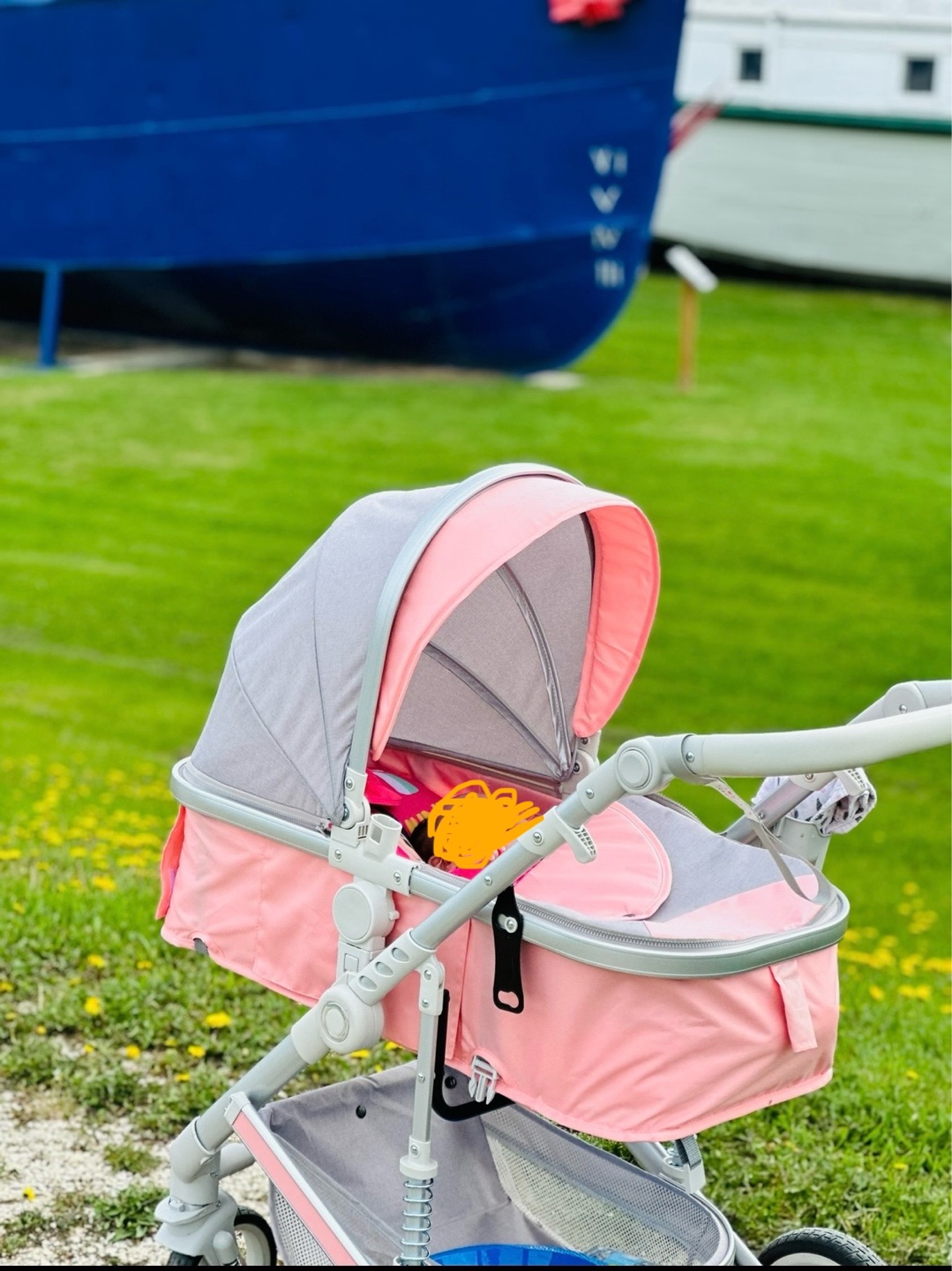 Baby Stroller - Pink and Grey - photo 2