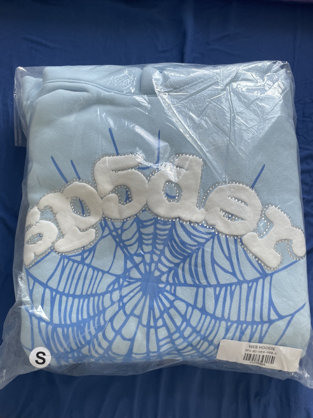 Brand new sp5der hoodie size small