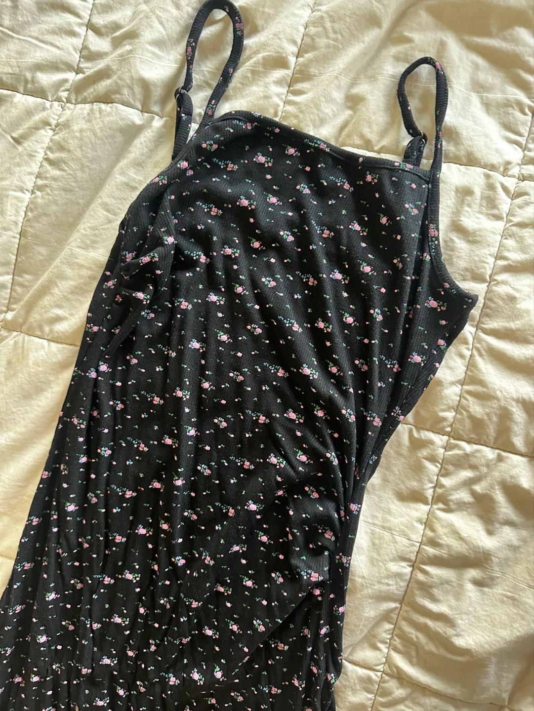 Floral Print Long Sleeve Crop Top and Maxi Dress Set image indicator(2)