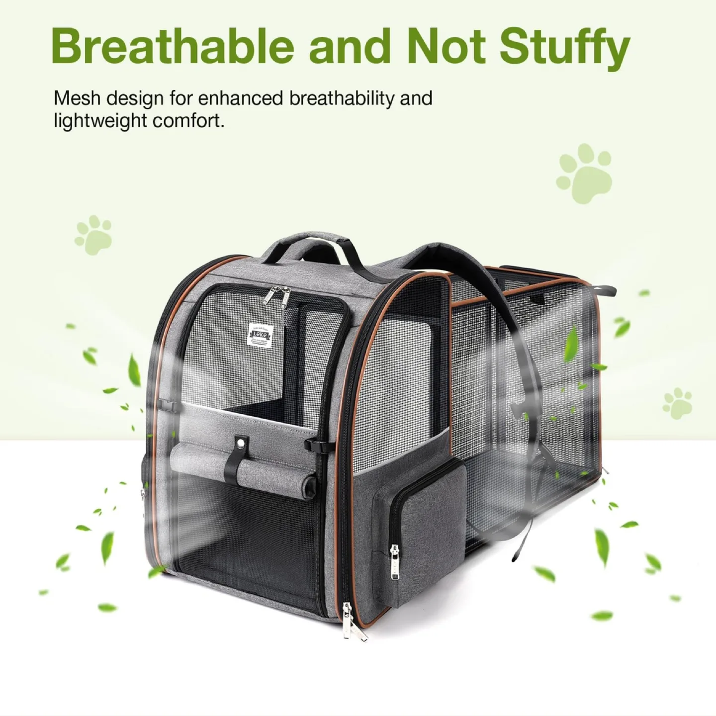 Pet Carrier Backpack - Expandable & Breathable image indicator(4)