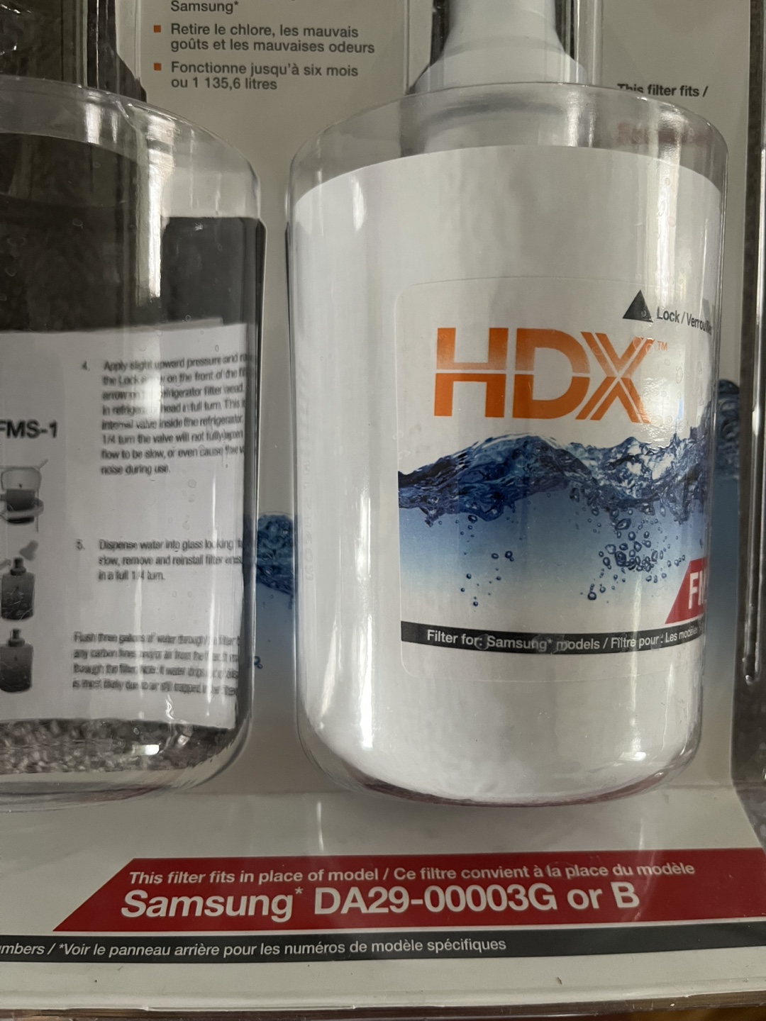 HDX Refrigerator Replacement Water Filter for Samsung - photo 2