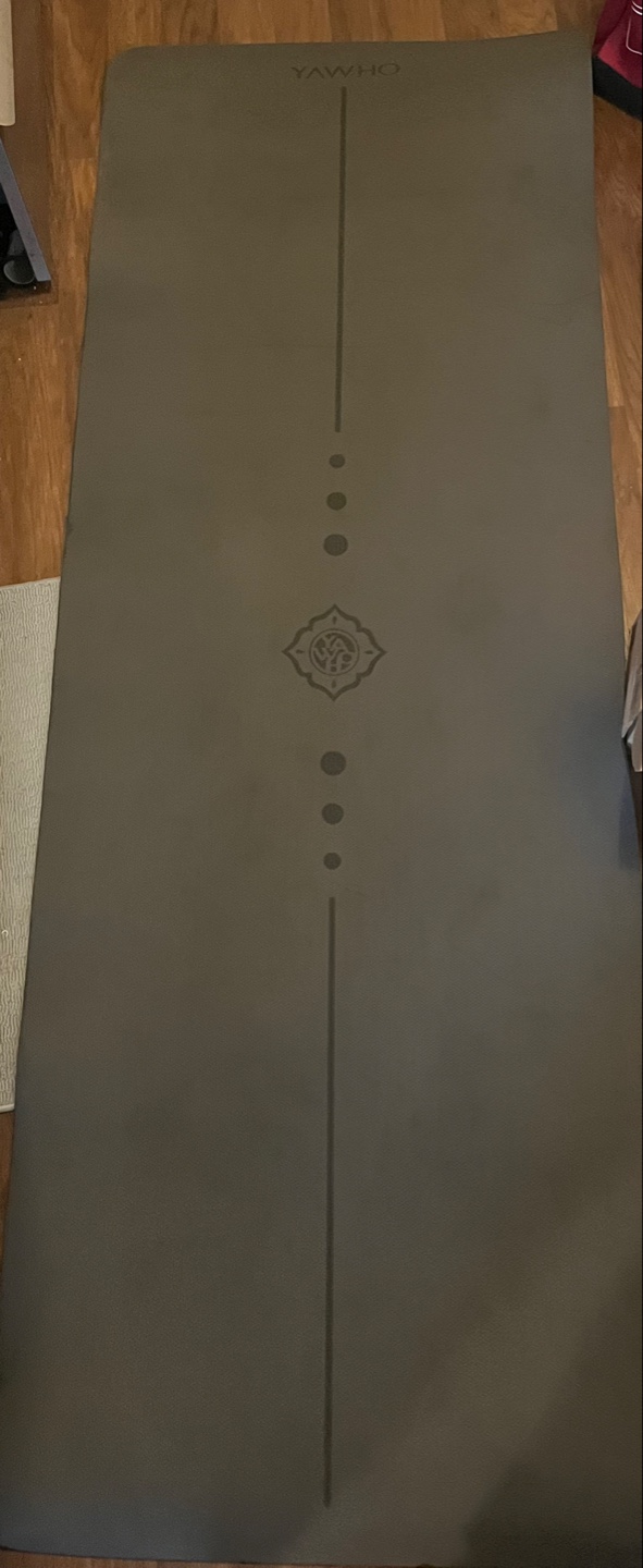 Two Exercise Mats - Grey and Black