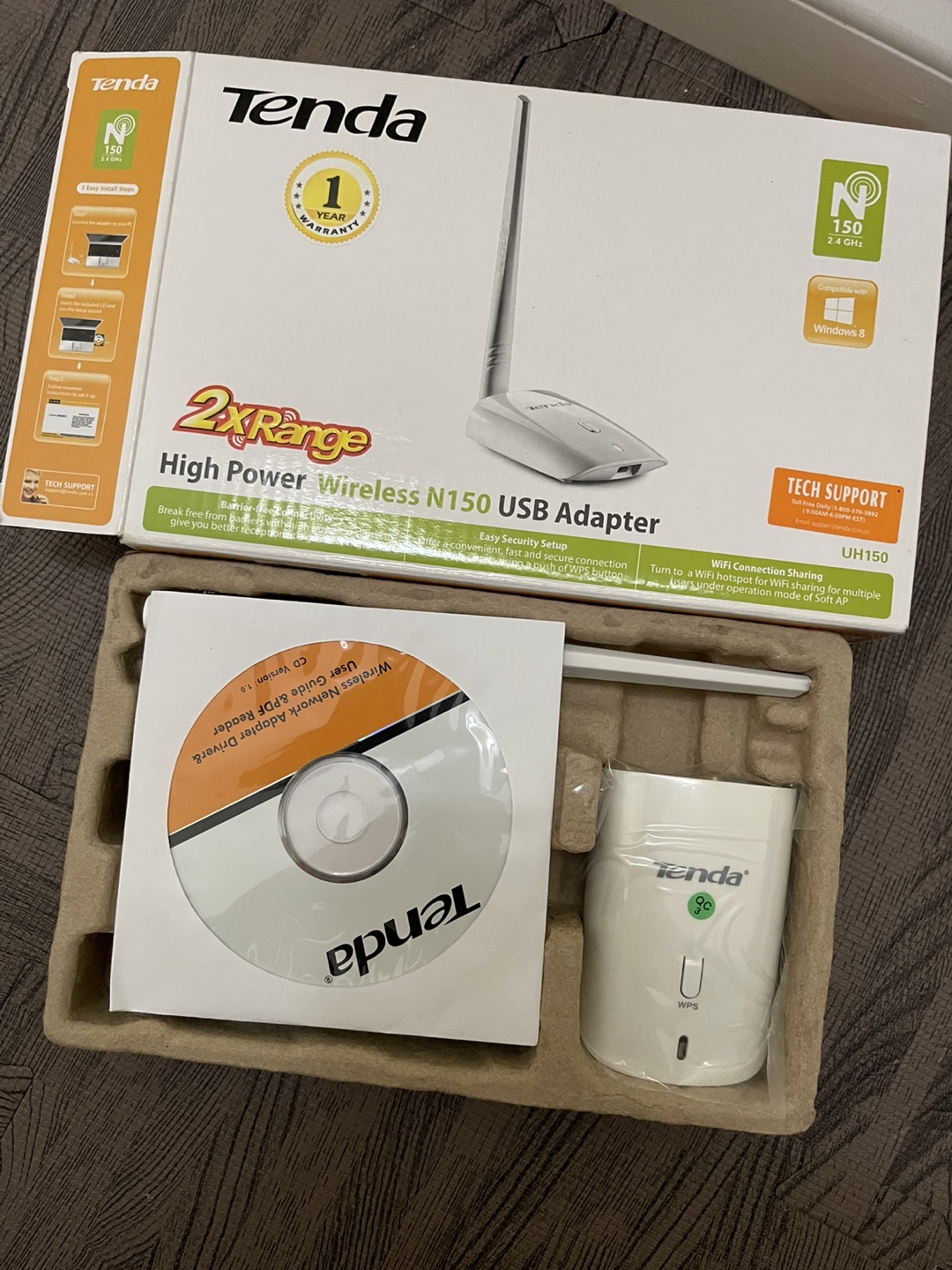 Tenda High Power Wireless N150 USB Adapter