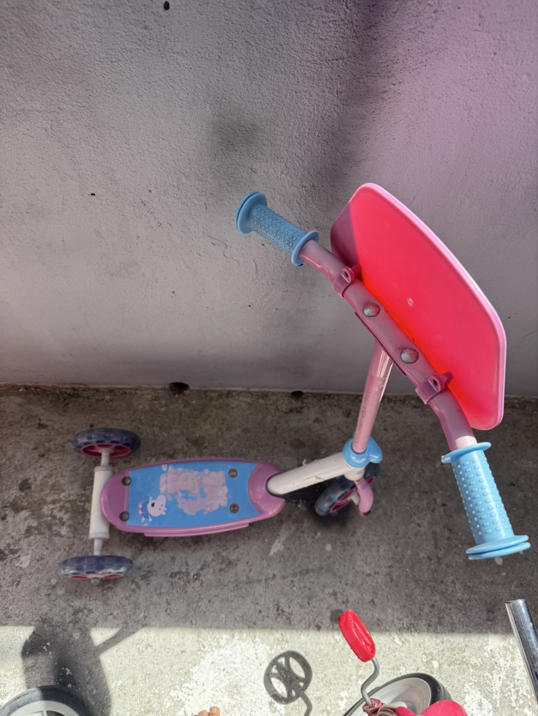 Kids' Pink Scooter with Kickstand - photo 2