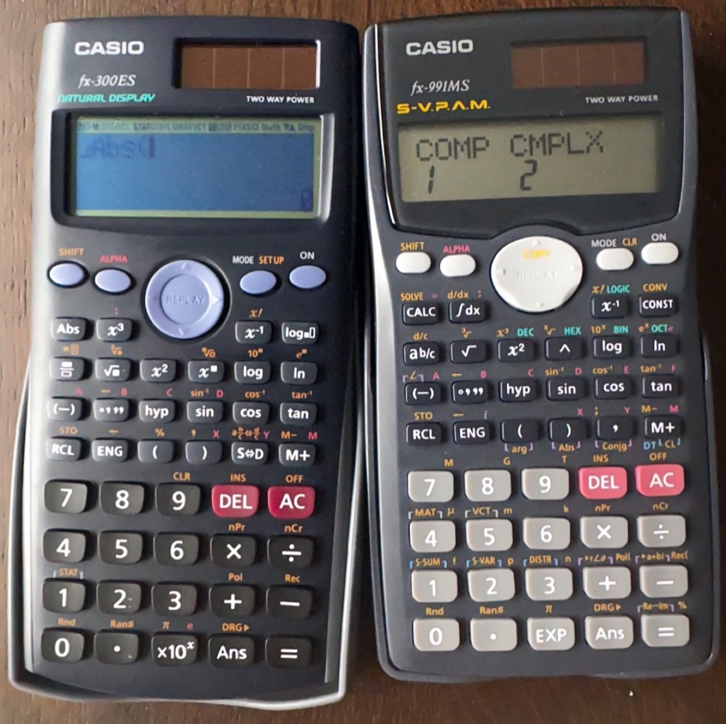 Casio FX-300ES & FX-991MS Scientific Calculators