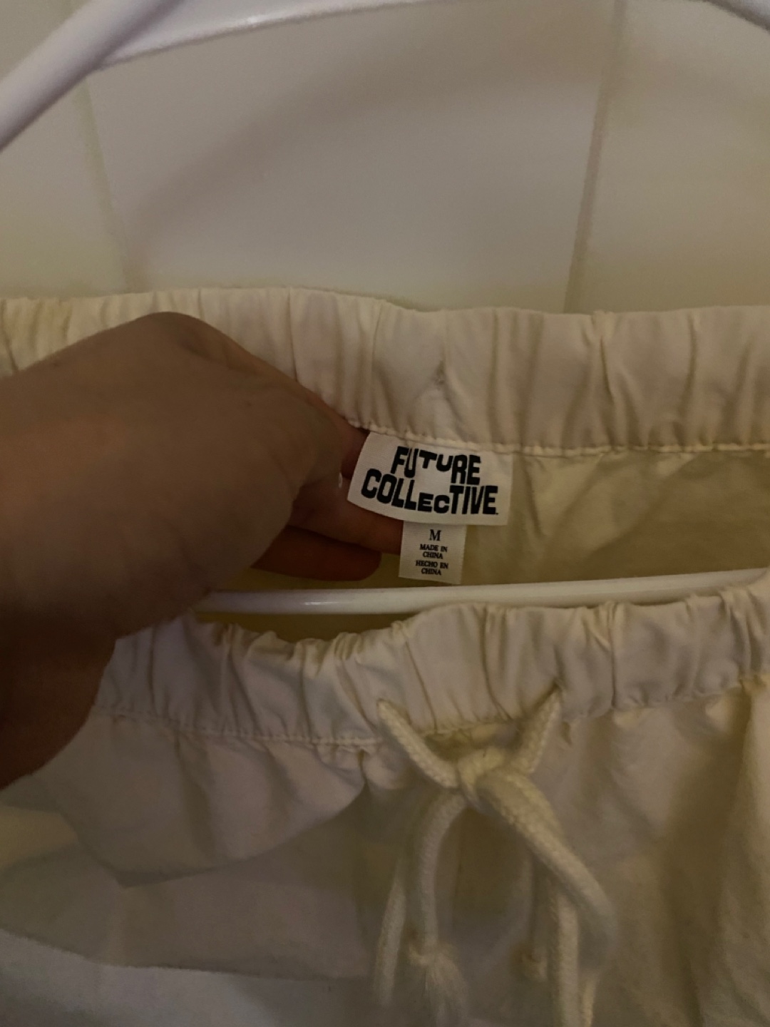 Future Collective Cream Pants Size M - photo 2