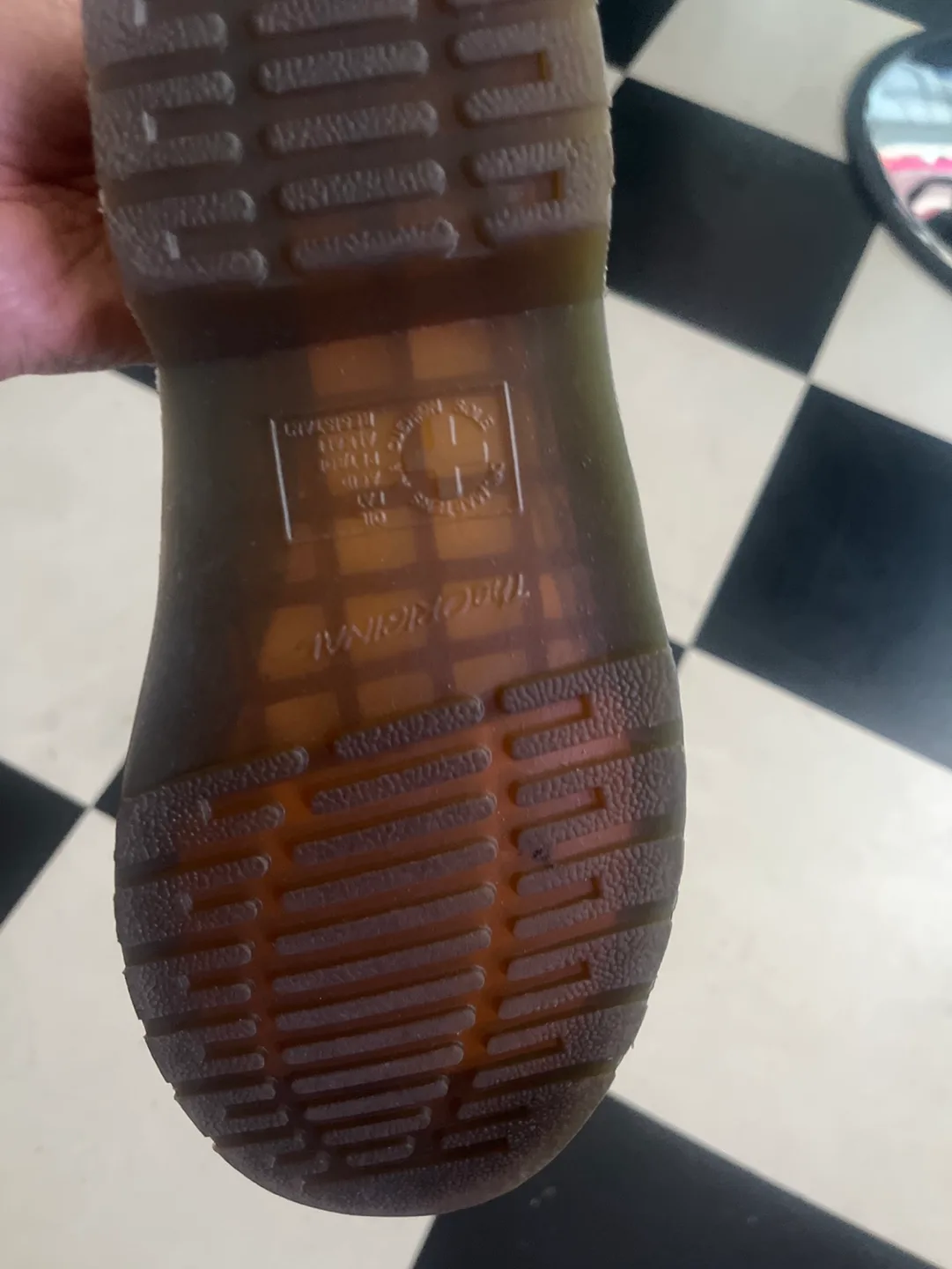 Dr. Martens 1461 Smooth Leather Yellow Shoes - Size US 8 image indicator(4)