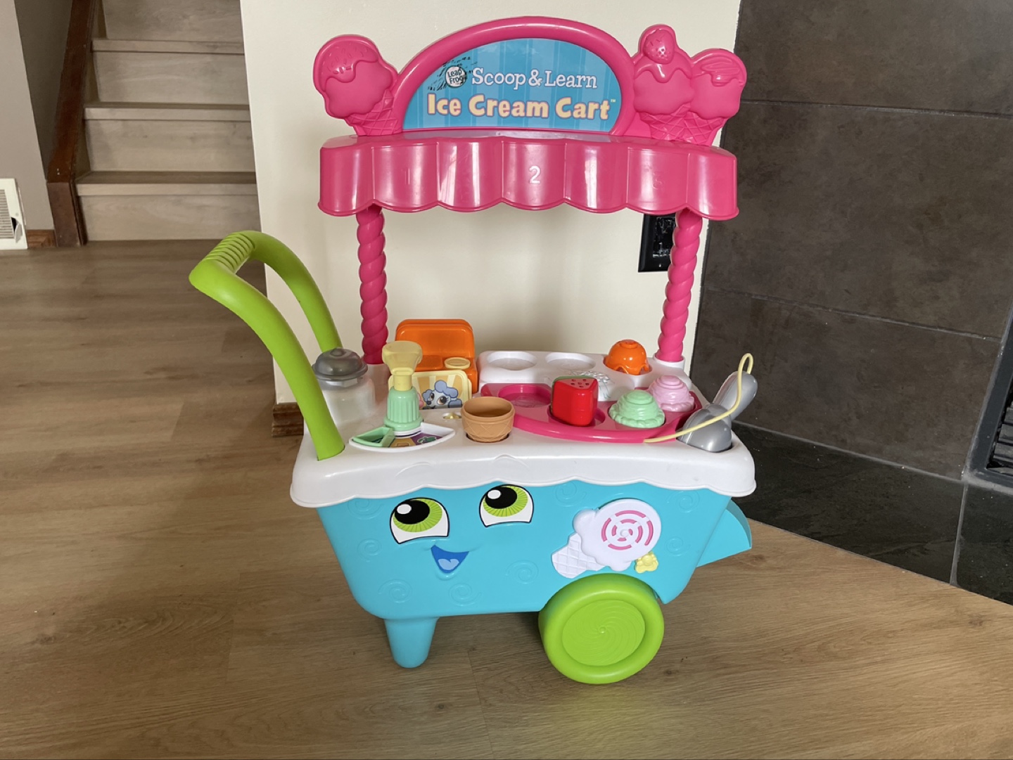 Used toddlers ice cream cart toddler toy for sale