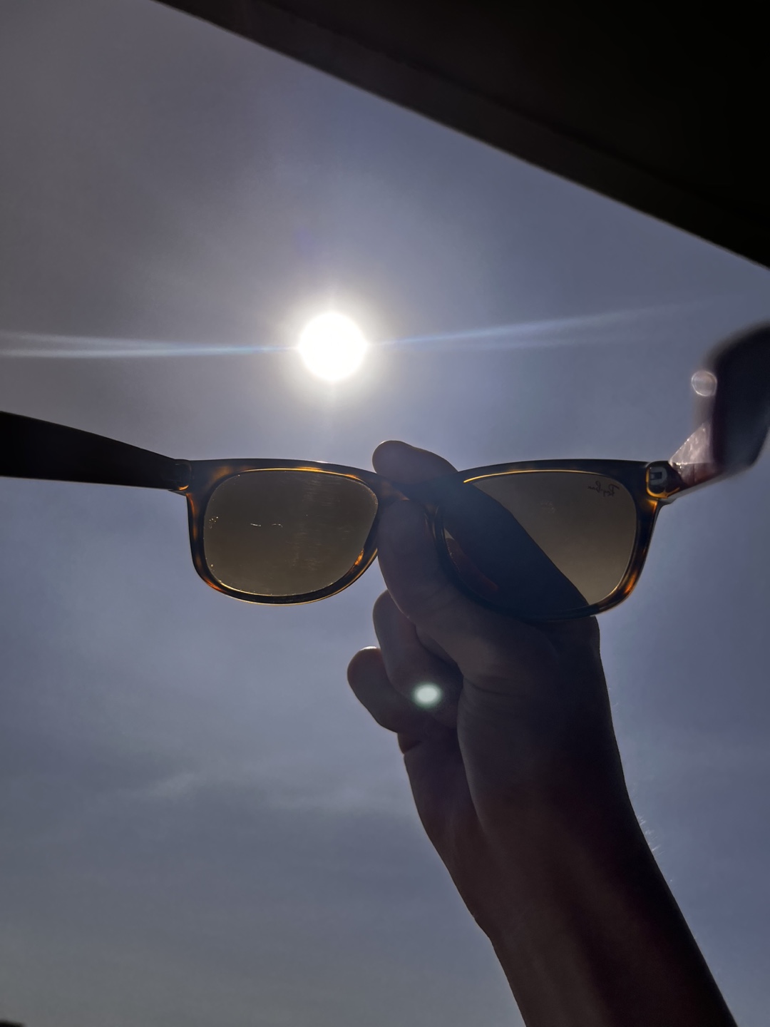 Ray-Ban Sunglasses - Brown Tortoise Frame with Red Temples - photo 3