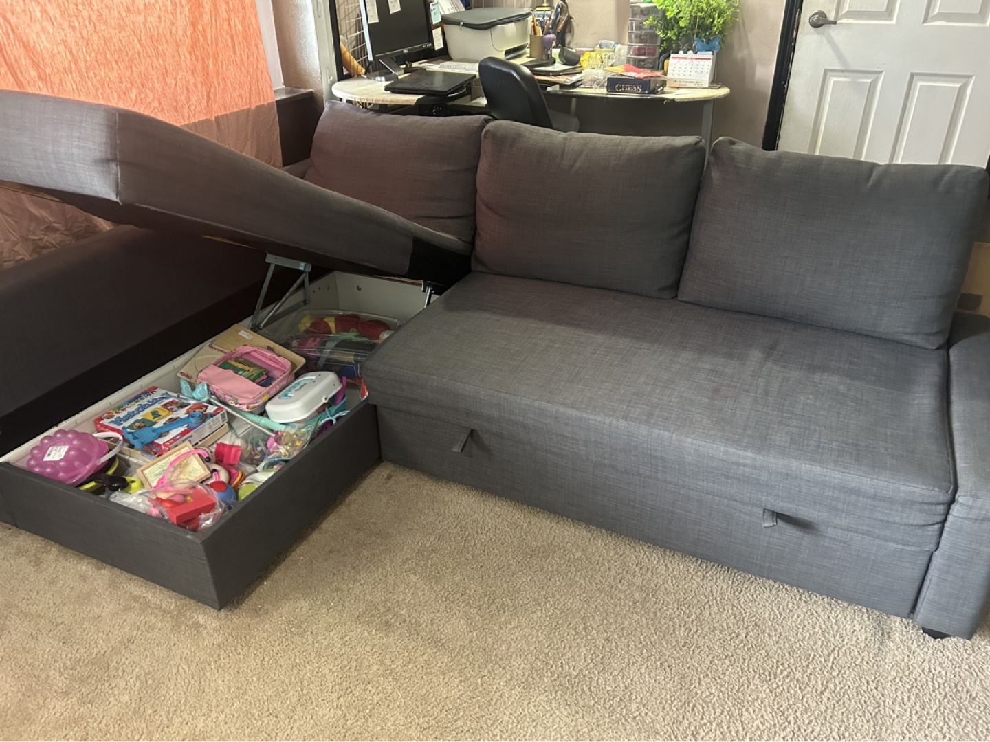 IKEA Friheten Corner Sofa-Bed with Storage - photo 5