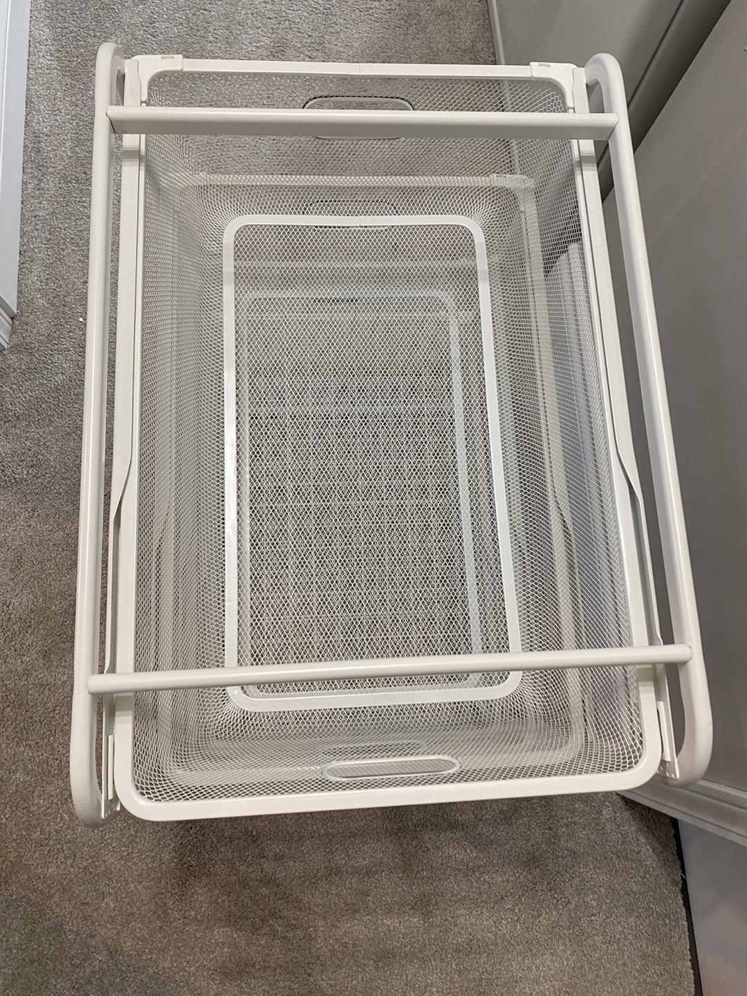 White 4 tier organizing baskets - photo 2