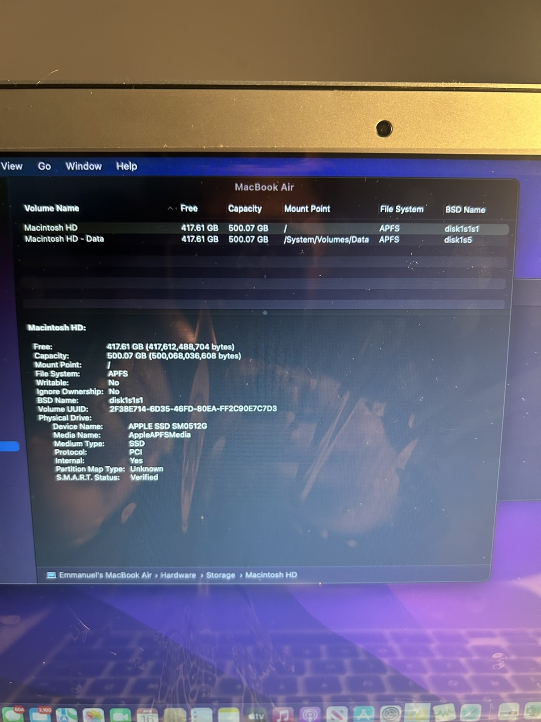 MacBook Air 13-inch Early 2015, 8GB RAM, 256GB SSD - photo 4