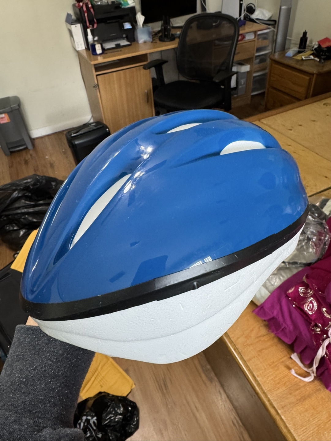Kids' Blue Bicycle Helmet