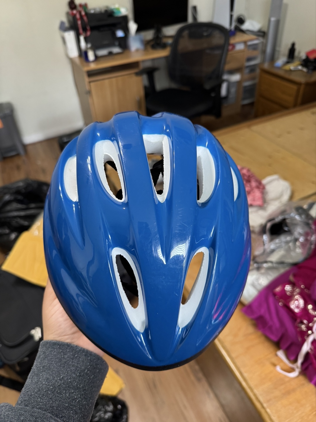 Kids' Blue Bicycle Helmet - photo 2