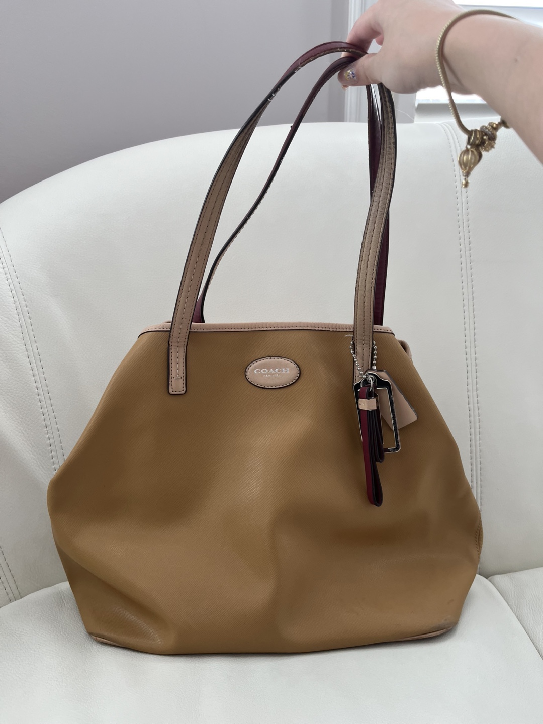 Coach Tan Tote Bag