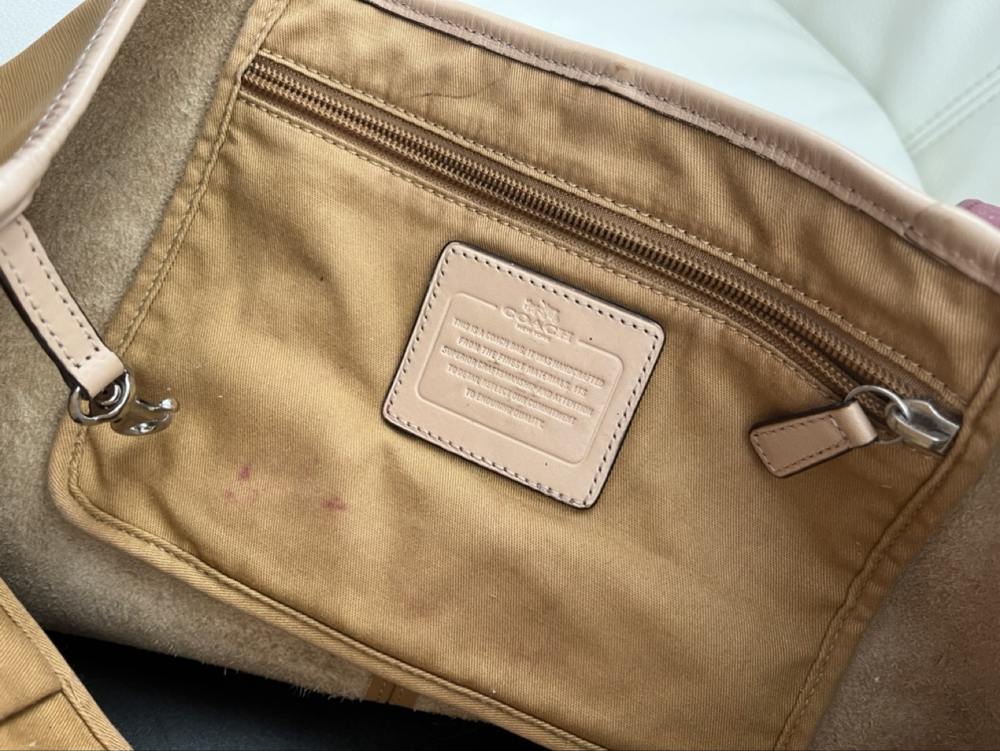 Coach Tan Tote Bag - photo 4