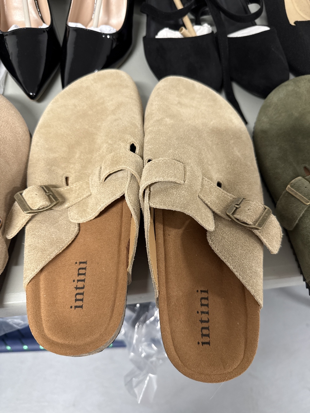 Intini Suede Clog Sandals - Three Pairs - photo 3