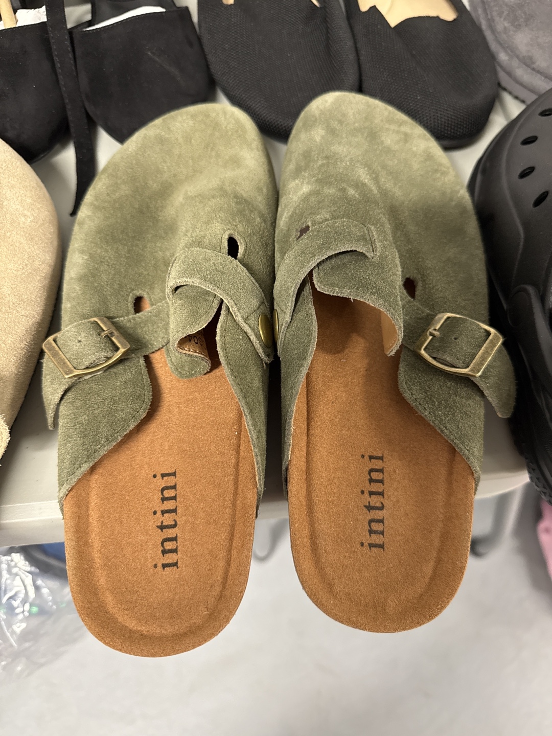 Intini Suede Clog Sandals - Three Pairs - photo 4