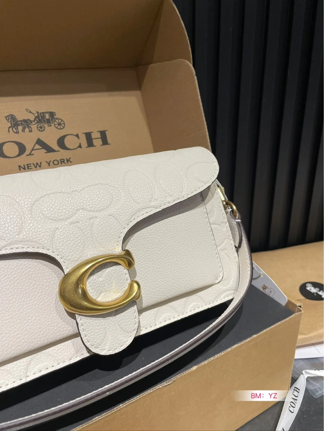 Coach Tabby Shoulder Bag - Off-White thumbnail