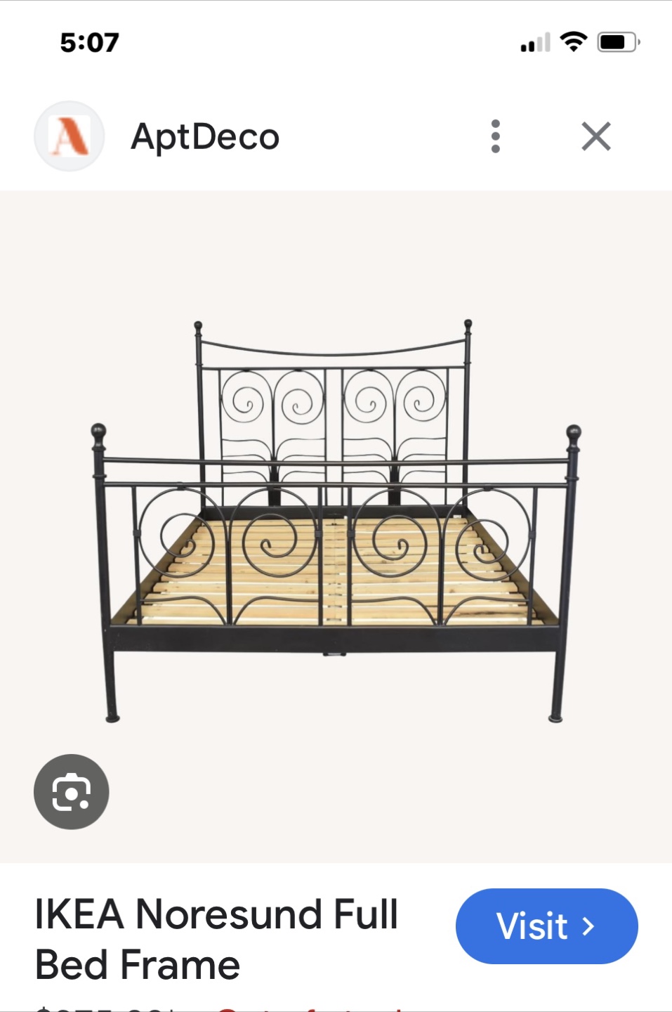 IKEA king Bed Mattress/frame/slats
