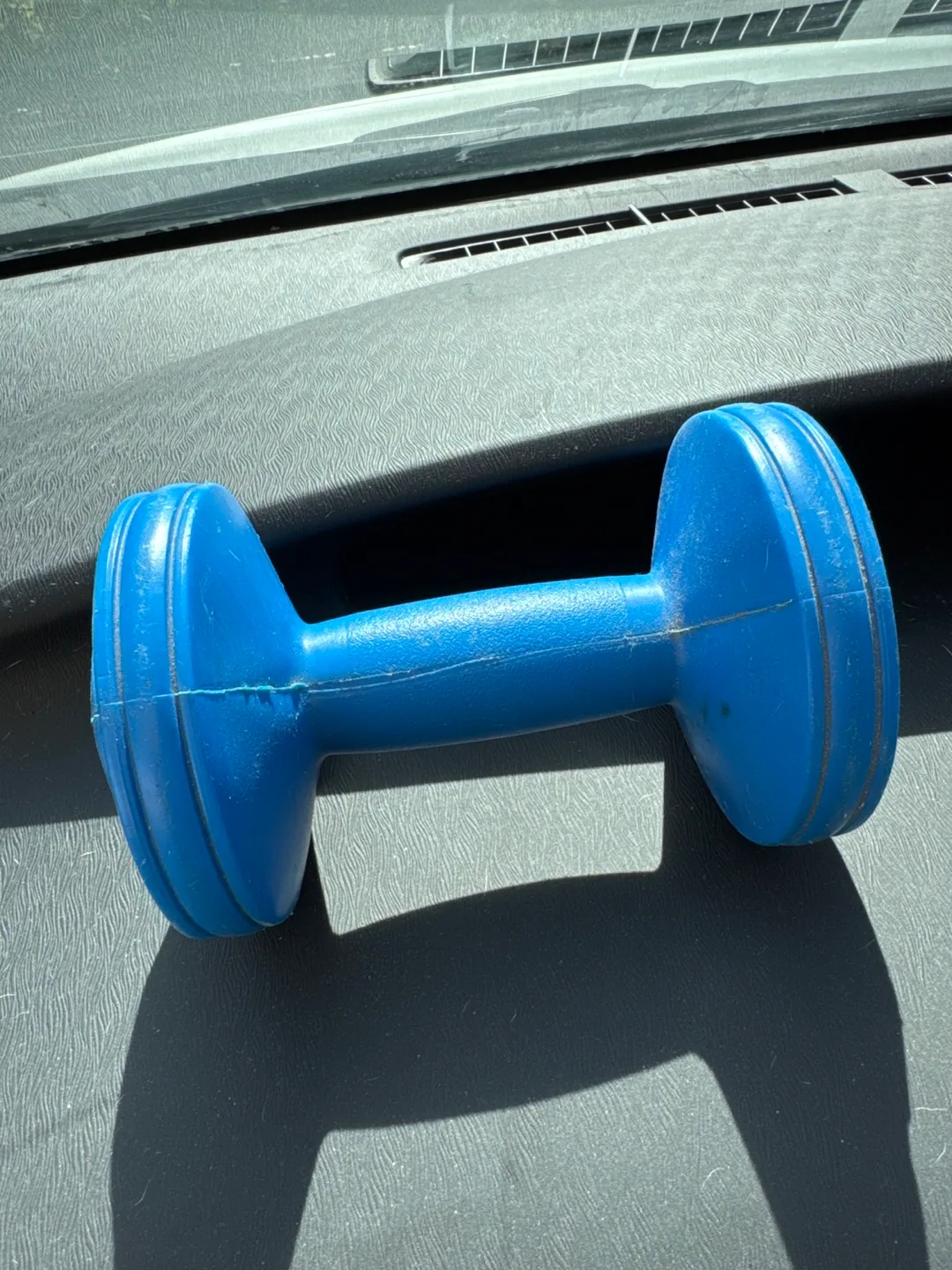 Vintage Hulkamania WWF 3 lb dumbbell thumbnail