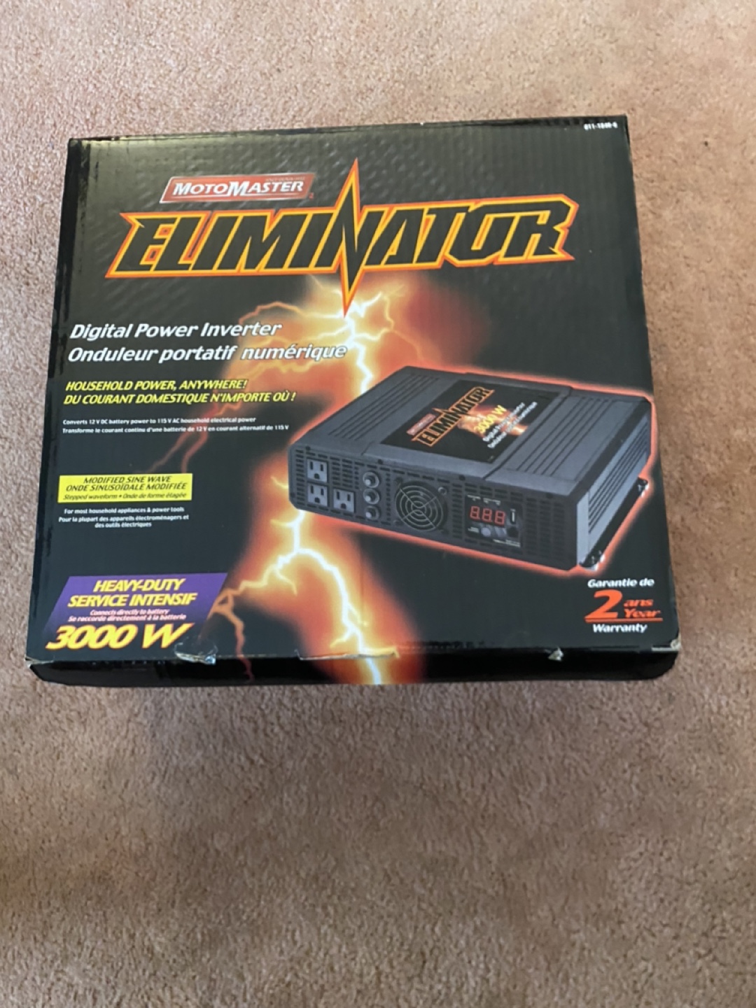 MotoMaster Eliminator 3000W Digital Power Inverter - photo 2