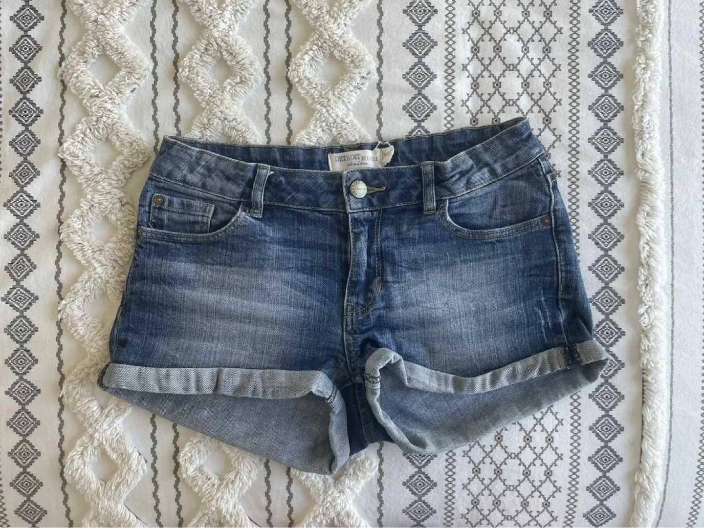 Y2K Detroit Denim Shorts - Size S image indicator(2)