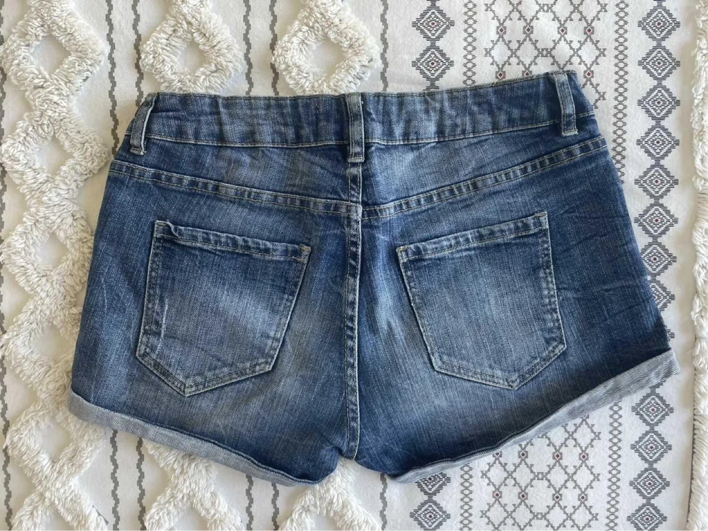 Y2K Detroit Denim Shorts - Size S image indicator(5)