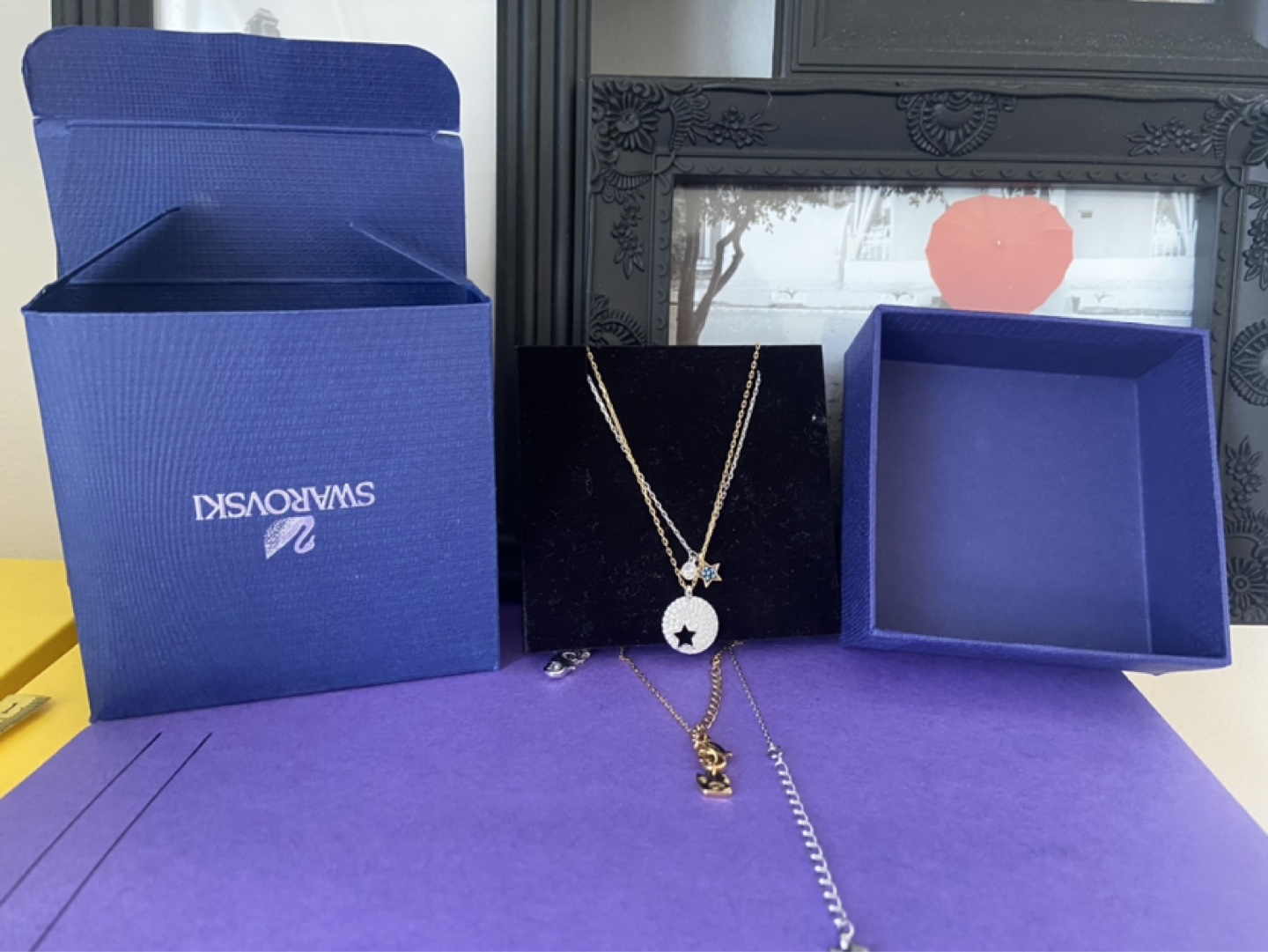 Swarovski necklace and bracelet set