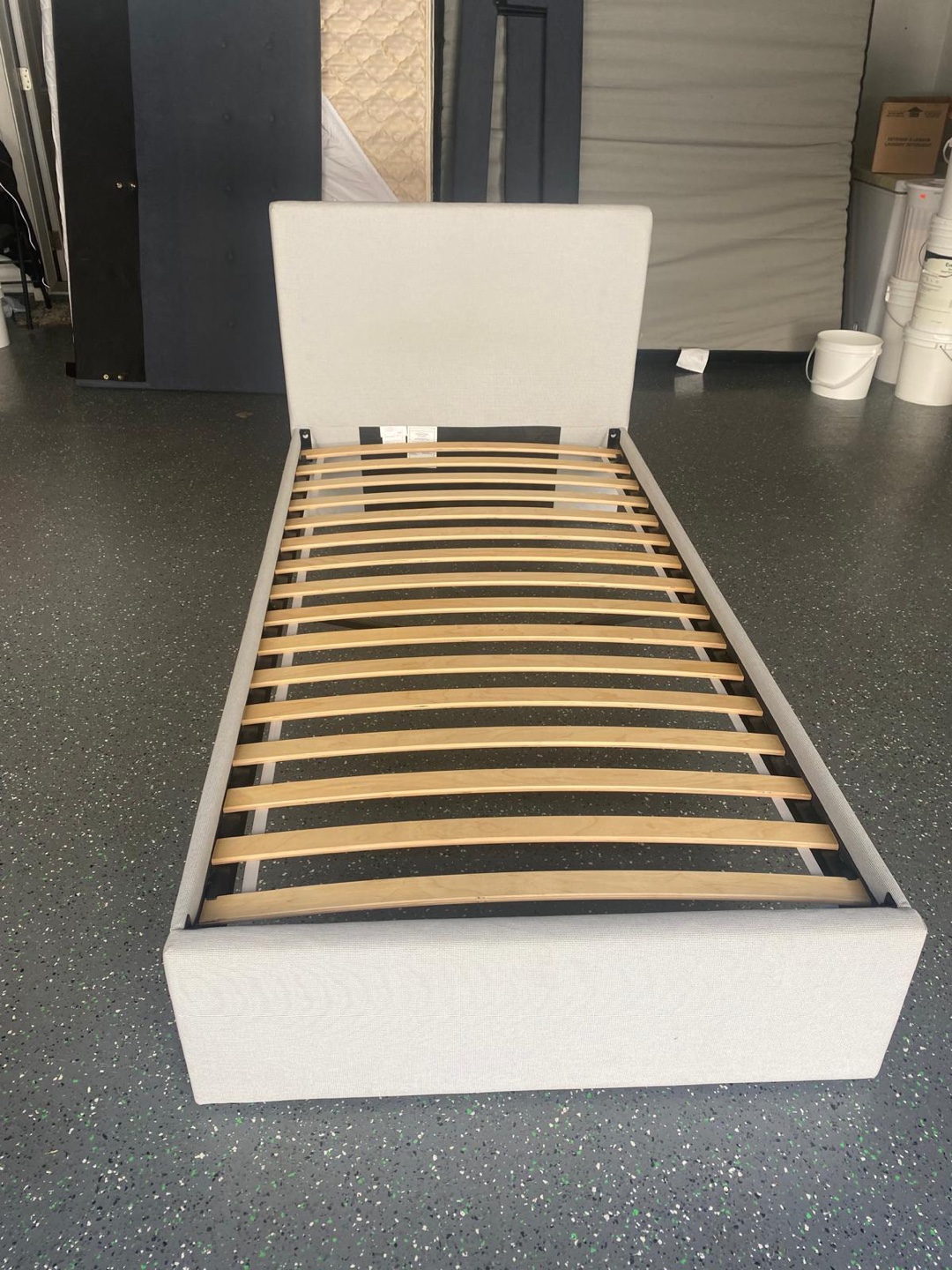 Single Bed Frame with Mattress