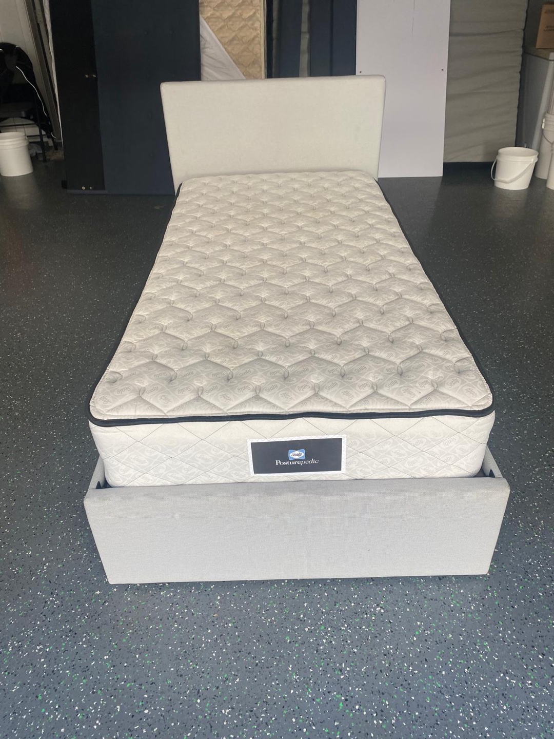 Single Bed Frame with Mattress - photo 2