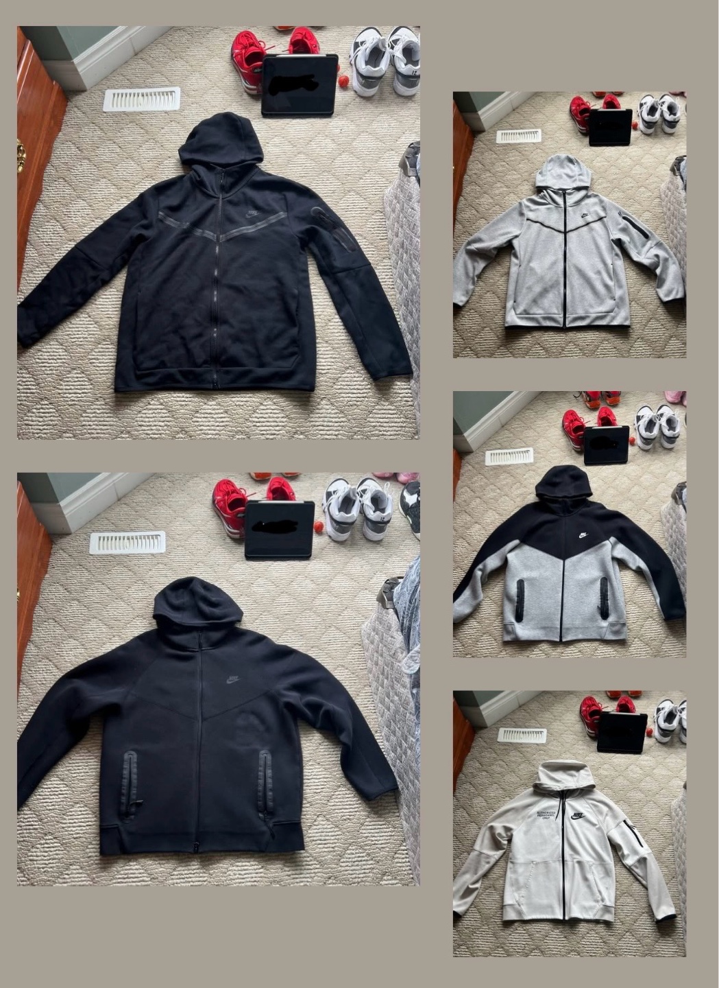 Nike Tech Fleece Zip-Up Hoodie - Multiple Colours Available