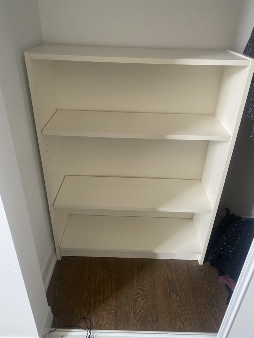 White 3-Shelf Bookcase