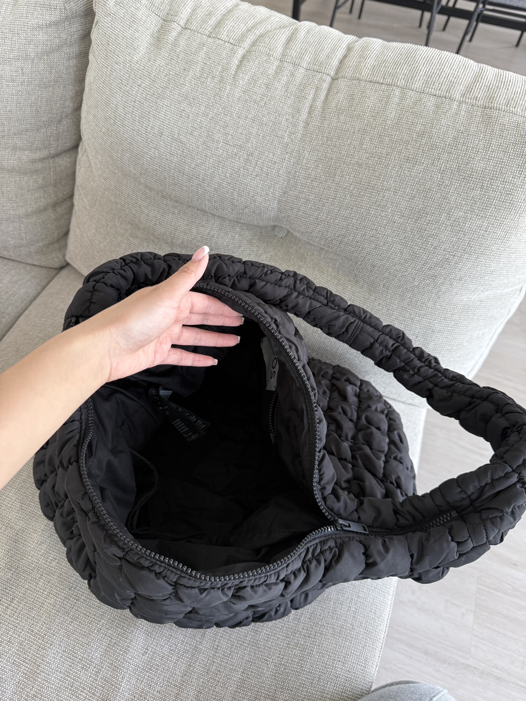 COS Black Quilted Shoulder Bag - photo 3