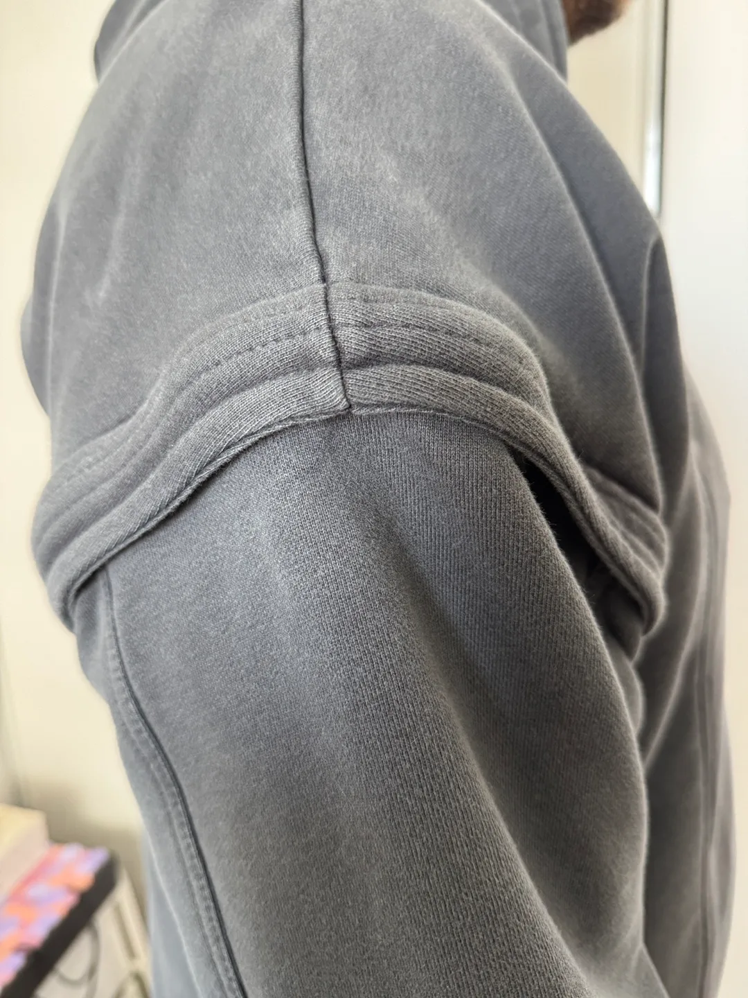 Men’s Grey Zip-Up Hoodie image indicator(3)
