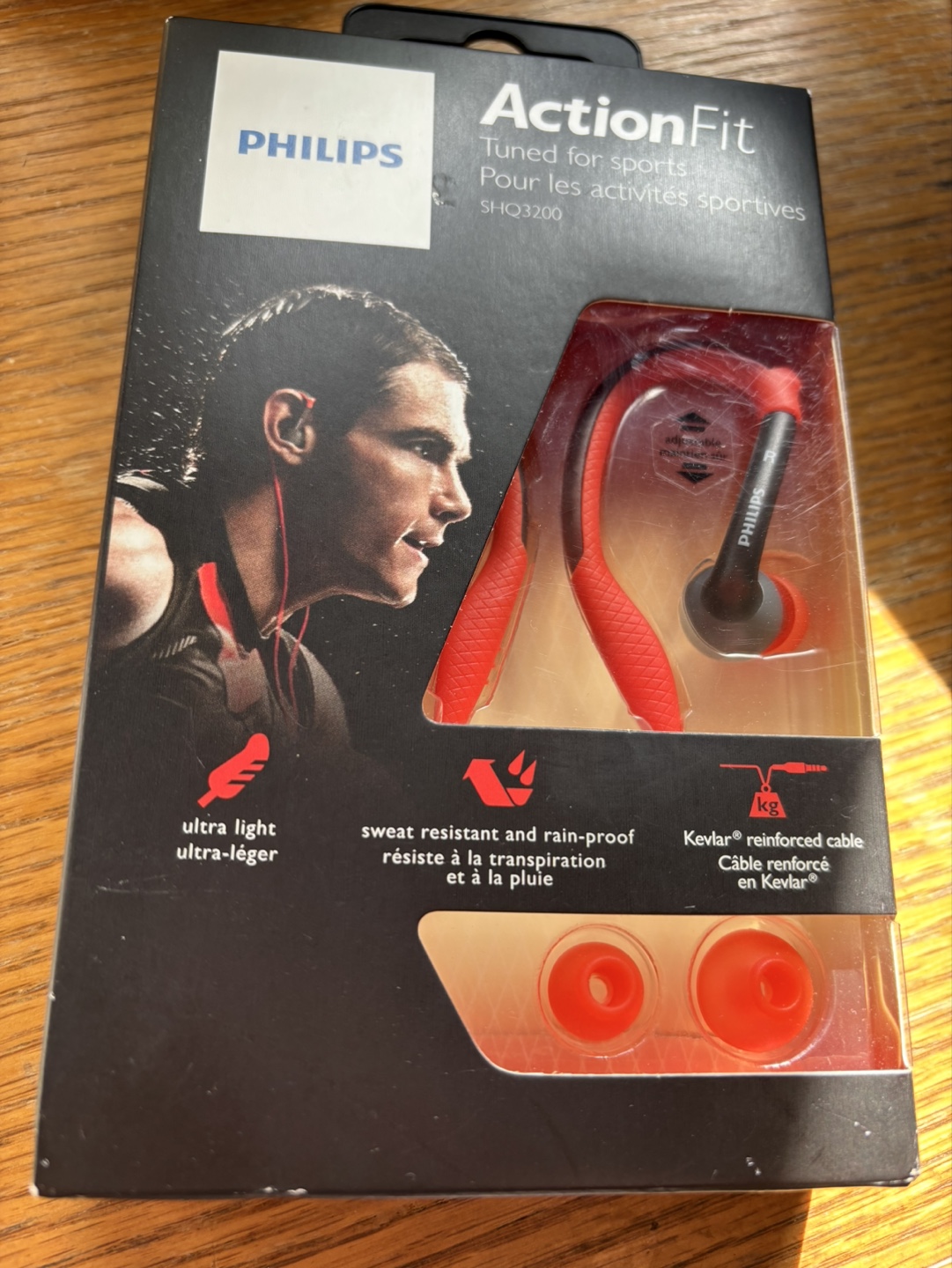 Philips ActionFit SHQ3200 Sport Earphones - Red