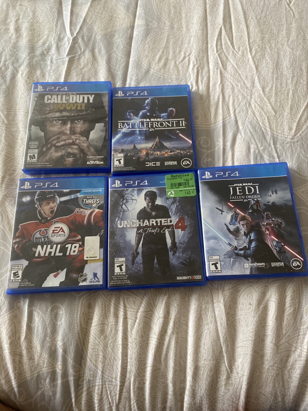 5 PlayStation 4 Games - Bundle Deal!