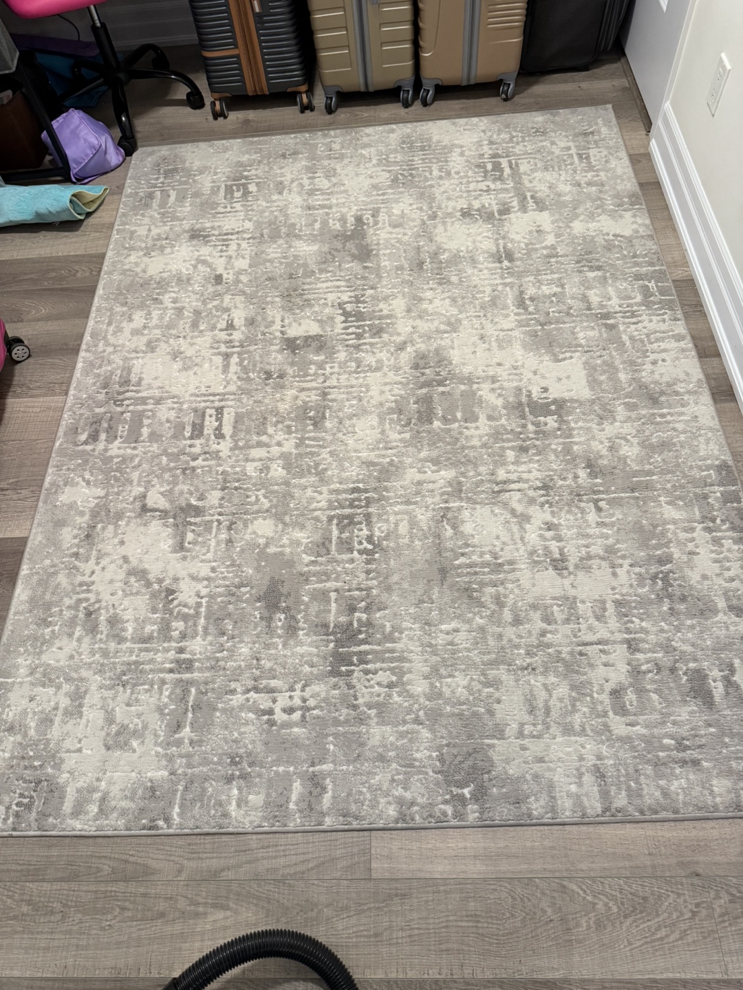 2 Large Area Rug - Beige and Grey Abstract Design - photo 3