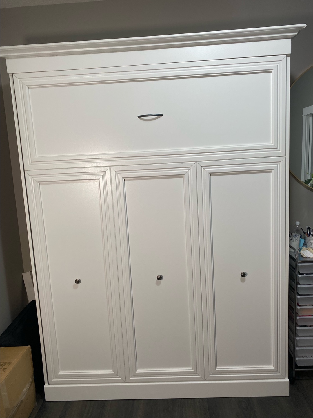 White Wall Bed