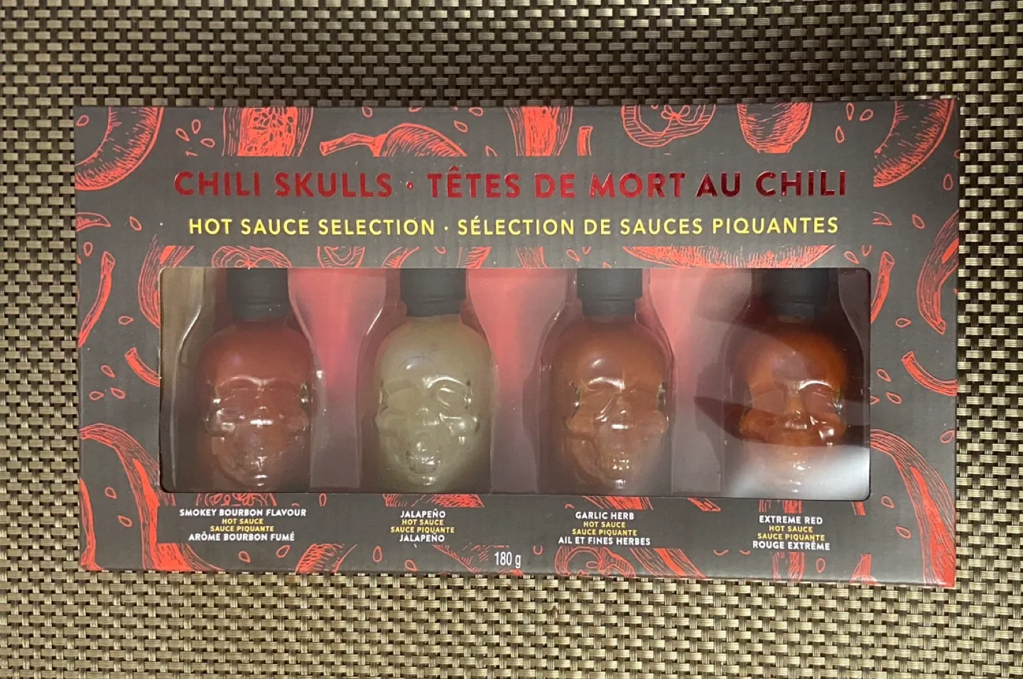 Chili Skulls Hot Sauce Selection Gift  Set (New) thumbnail