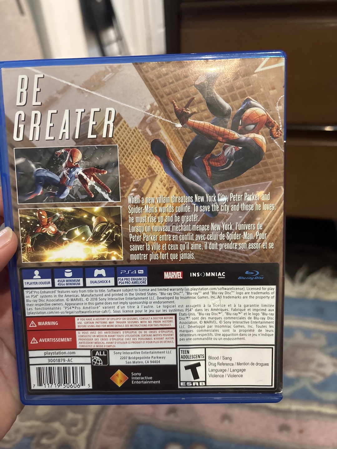 Marvel's Spider-Man PS4 Game - photo 2