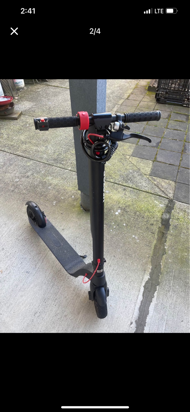 Electric Scooter - the battery is broken