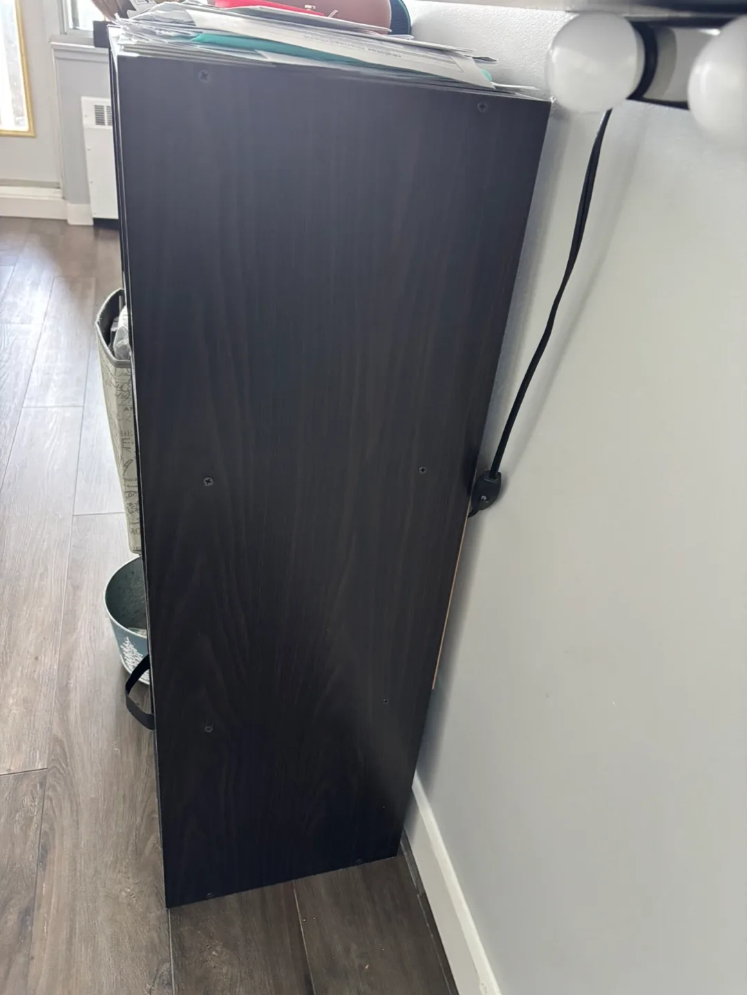 Dark Brown 6-Cube Organizer Cabinet Shelves image indicator(3)