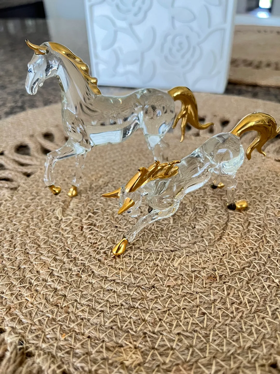Glass Animal Figurines - Set of 9 thumbnail