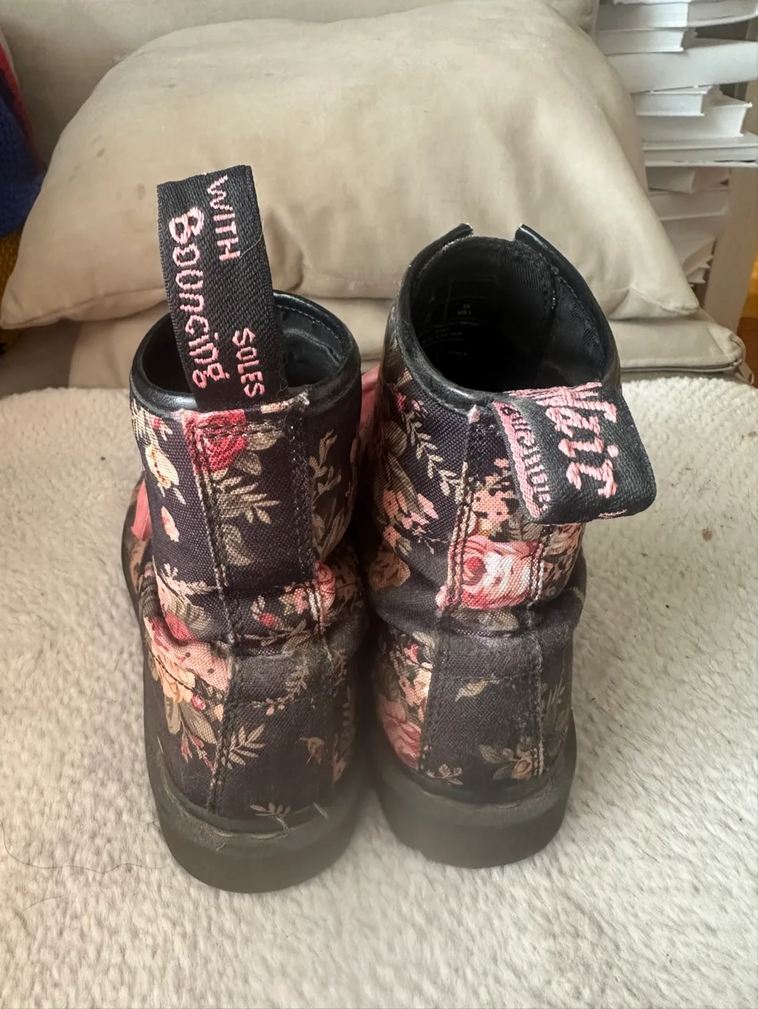 Dr. Martens Floral Boots - Size US 10 image indicator(3)