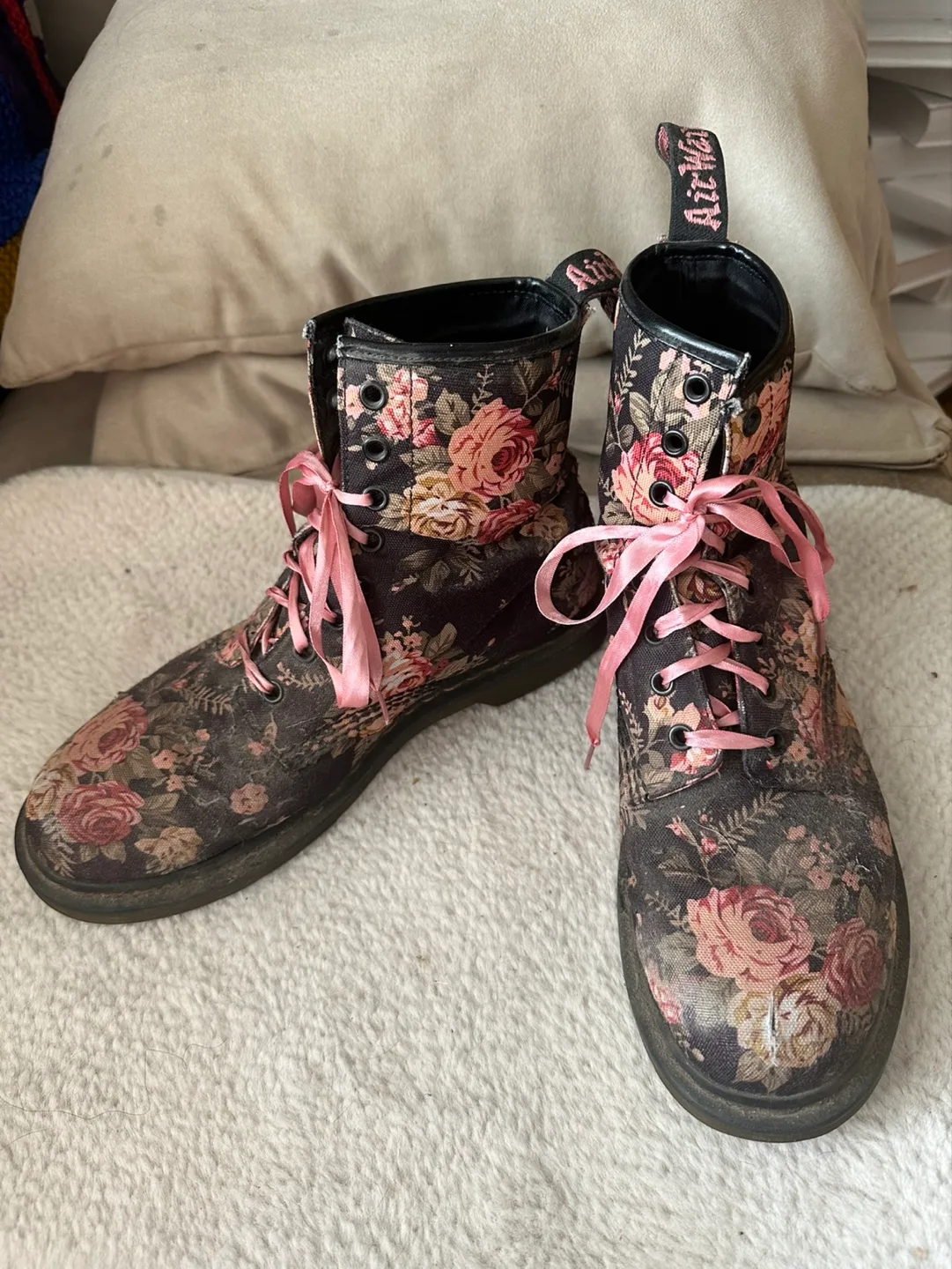Dr. Martens Floral Boots - Size US 10 image indicator(2)