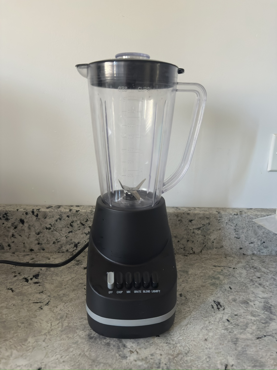 Black Blender with Multiple power levels